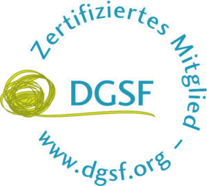 Zertifiziertes Mitglied DGSF (Deutsche Gesellschaft für Systemische Therapie, Beratung und Familientherapie e. V.) - dgsf.org